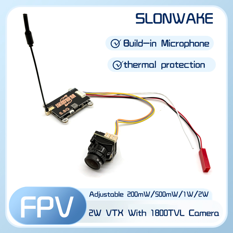 جهاز إرسال SLONWAKE 5.8G 56CH  - مراجعة Drone Frame وسعره