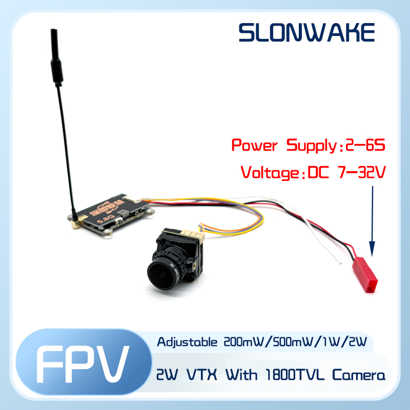 جهاز إرسال SLONWAKE 5.8G 56CH  - مراجعة Drone Frame وسعره