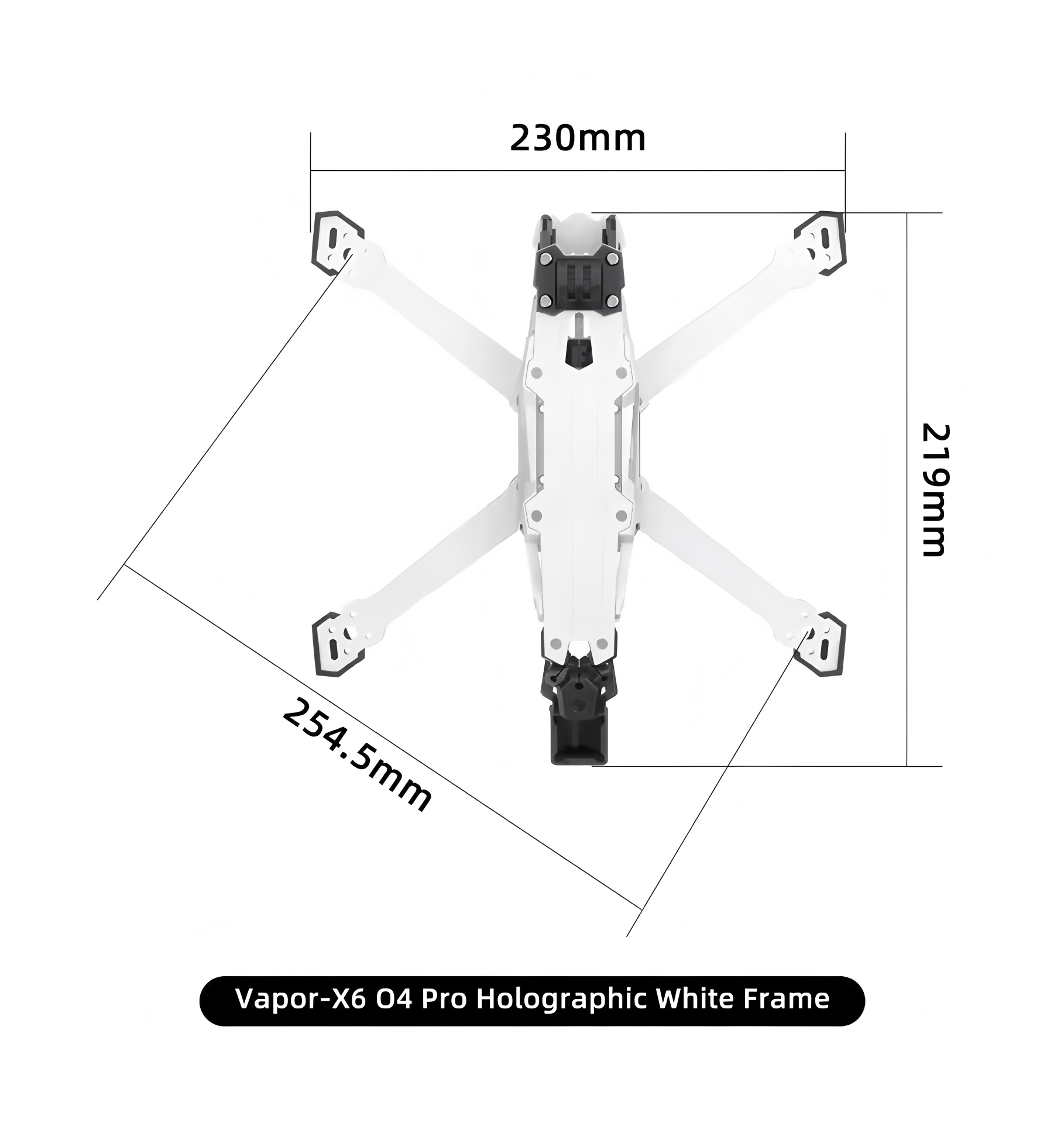 إطار GEPRC Vapor D5/x5/x6 O4 P - مراجعة Drone Frame وسعره