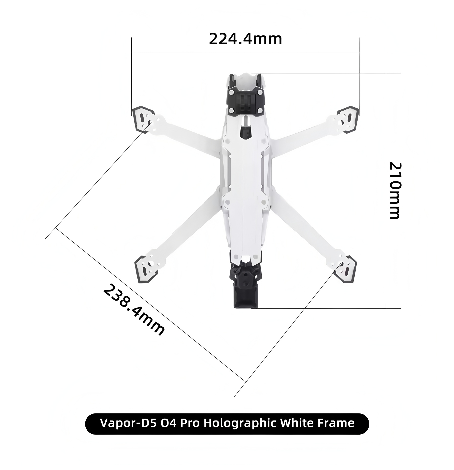 إطار GEPRC Vapor D5/x5/x6 O4 P - مراجعة Drone Frame وسعره